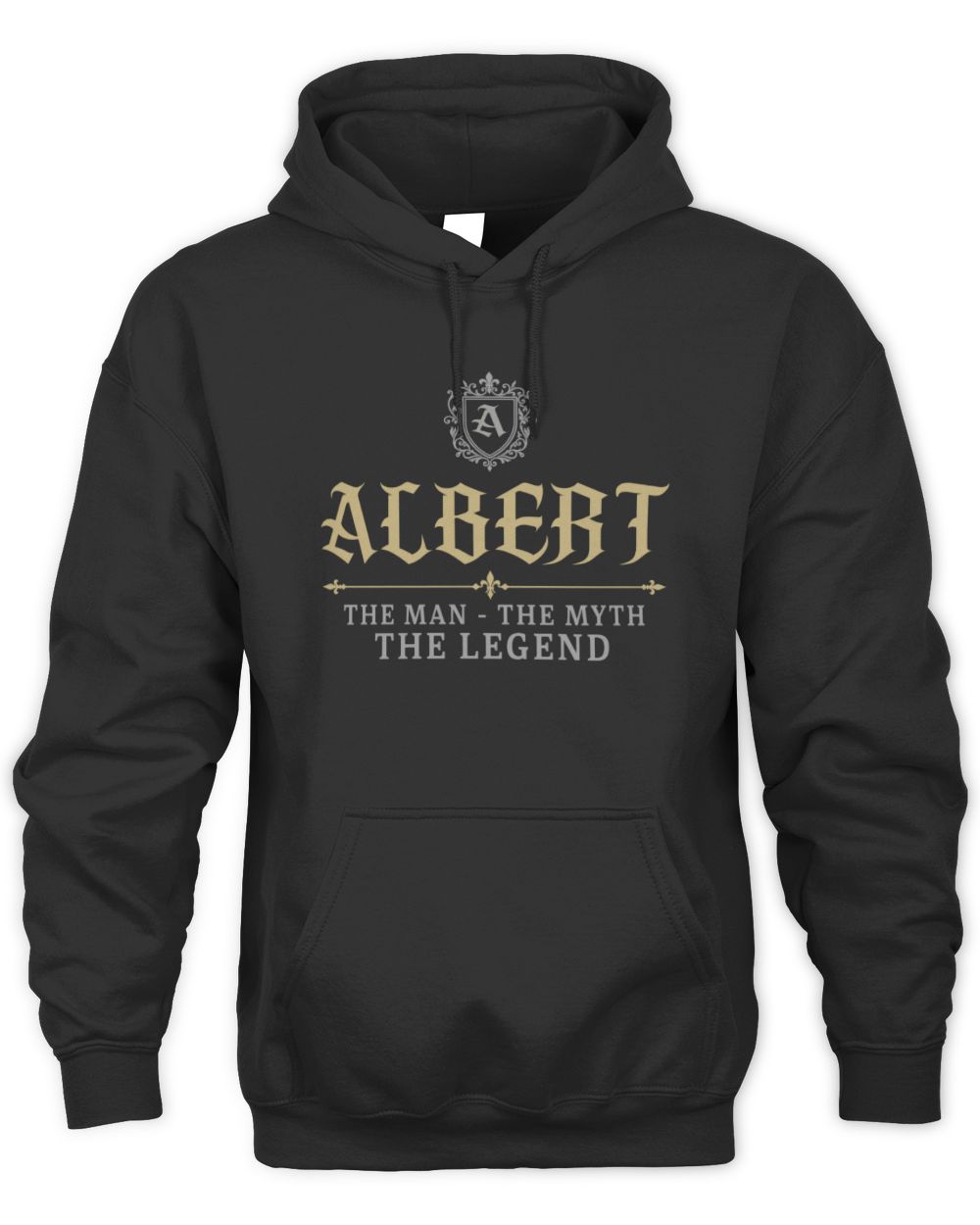 The Man The Myth The Legend Western Shirt ALBERT M1-78 / Unisex Hoodie / black