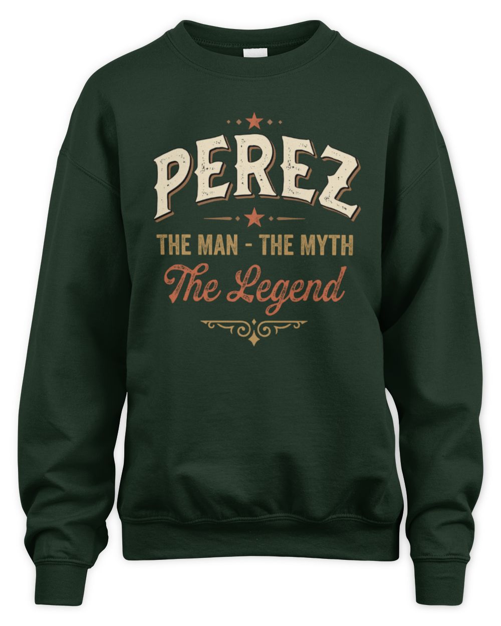 I'm Name I'm Not Rude I Just Have The Balls Funny T-Shirt PEREZ M1-77 / Unisex Sweatshirt / forest green