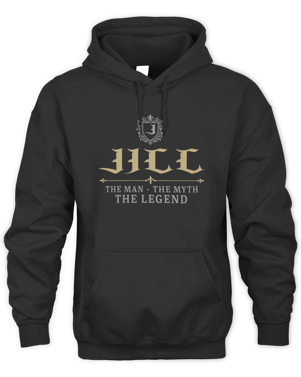 The Man The Myth The Legend Western Shirt JILL M1-78 / Unisex Hoodie / black