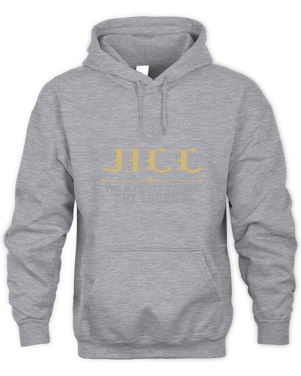The Man The Myth The Legend Western Shirt JILL M1-78 / Unisex Hoodie / sport grey