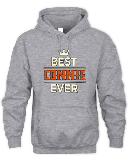 Best Your Name With Crown Shirt CONNIE M1-59 / Unisex Hoodie / sport grey